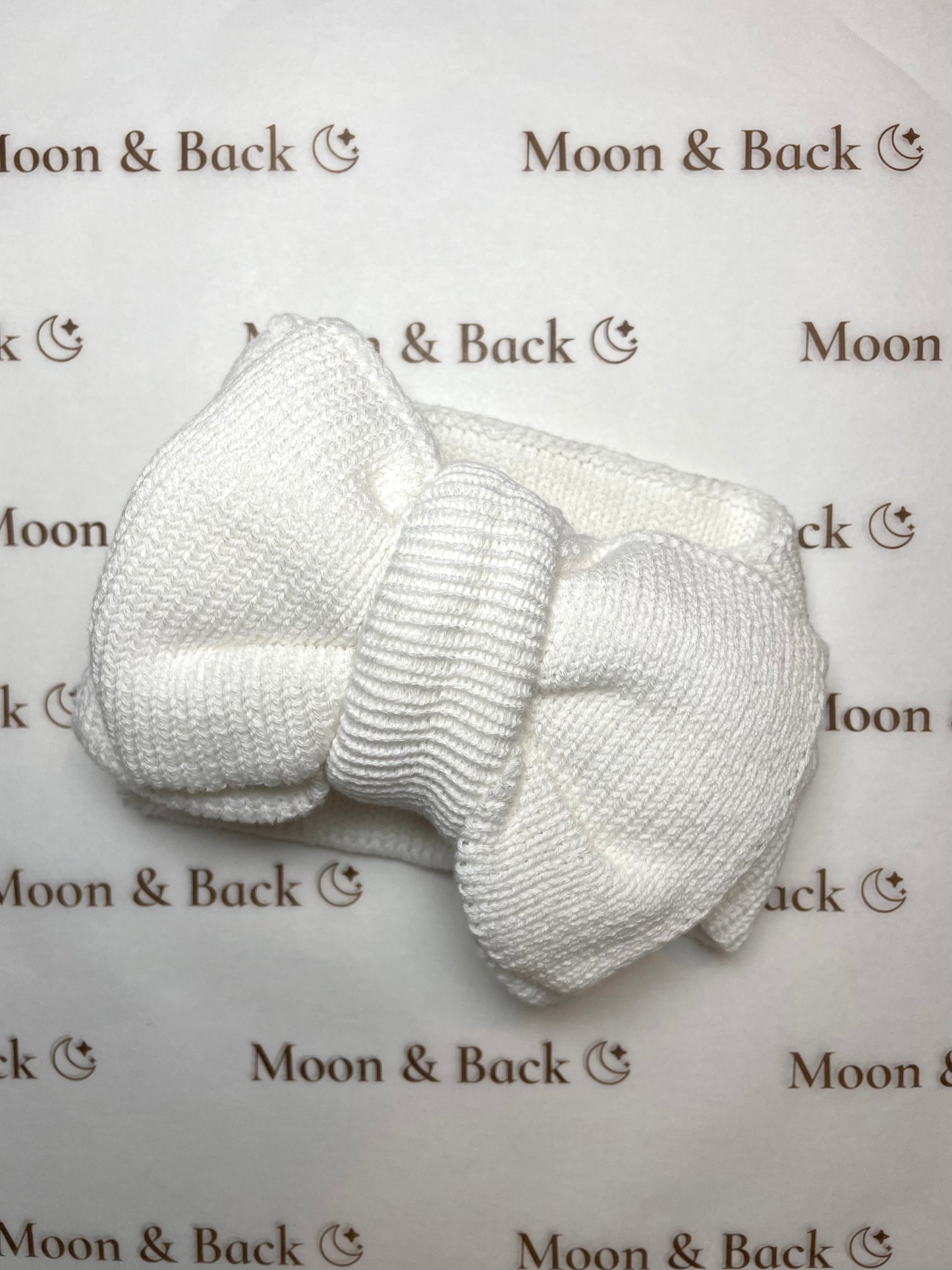 Baby Knit Headband | White