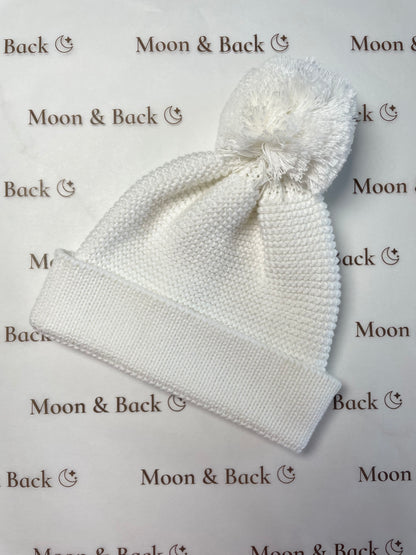 Baby Knit Hat | White